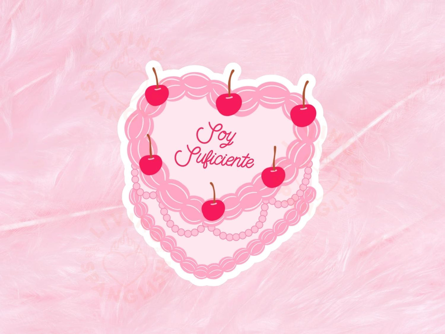 Soy Suficiente Heart Cake