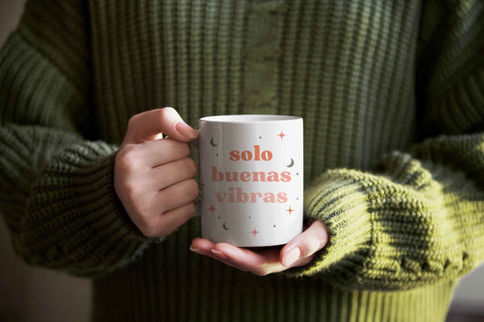 Solo Buenas Vibras Mug