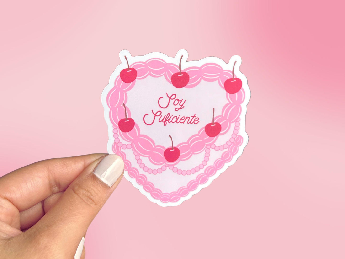 Soy Suficiente Heart Cake