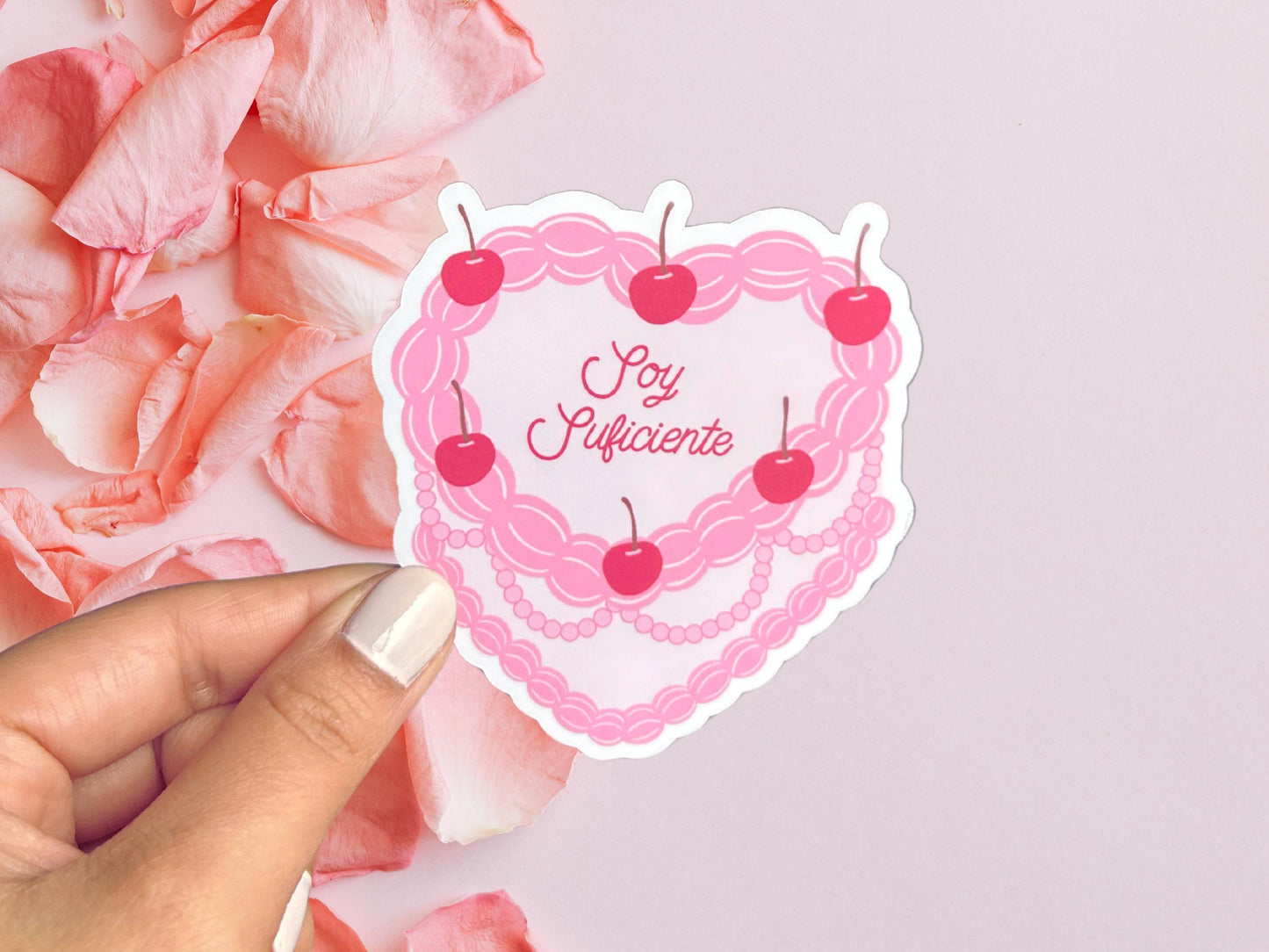 Soy Suficiente Heart Cake
