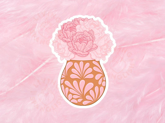 Peony Talavera Vase
