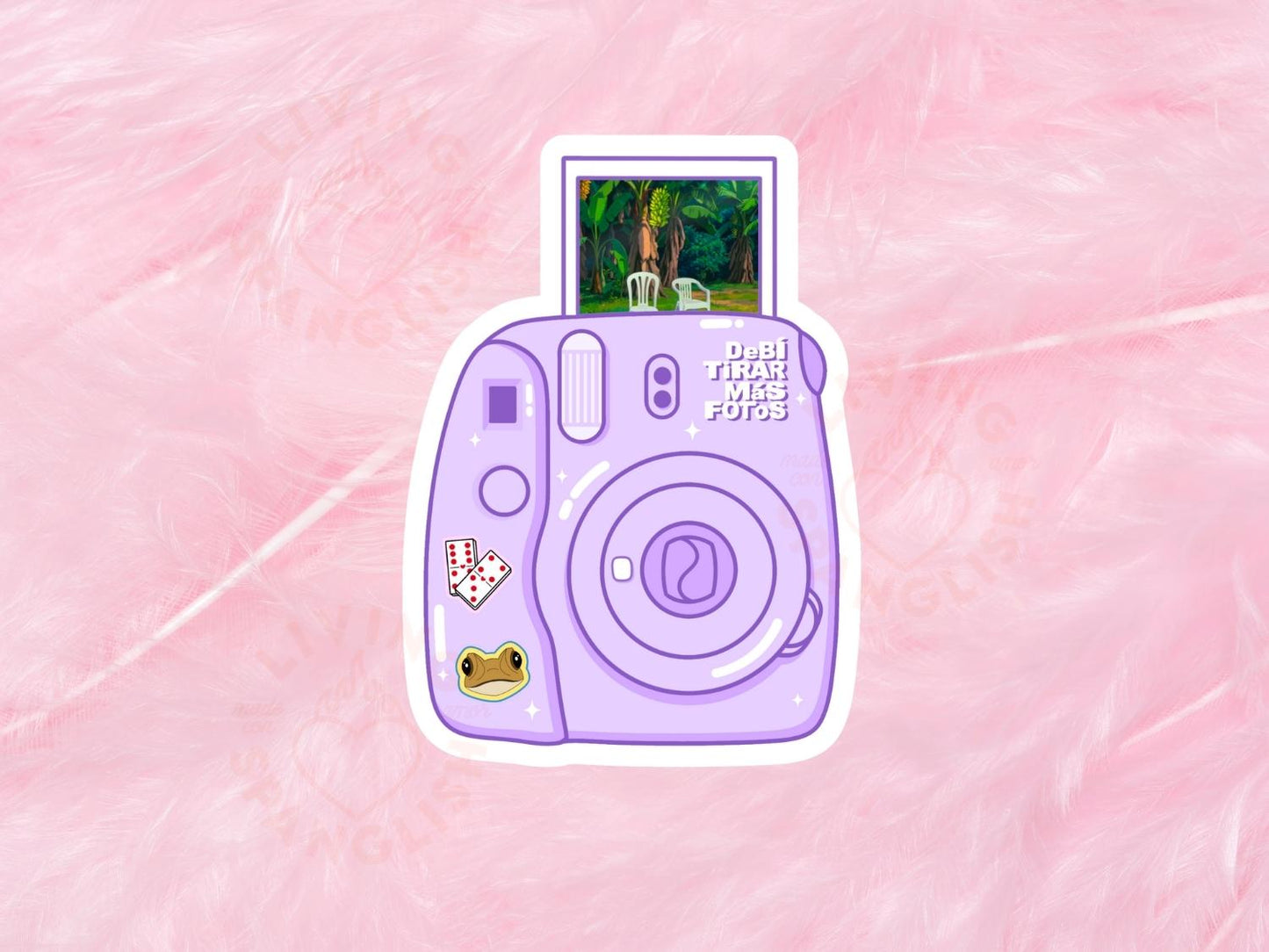 DeBÍ TiRAR MáS FOToS Purple Sticker