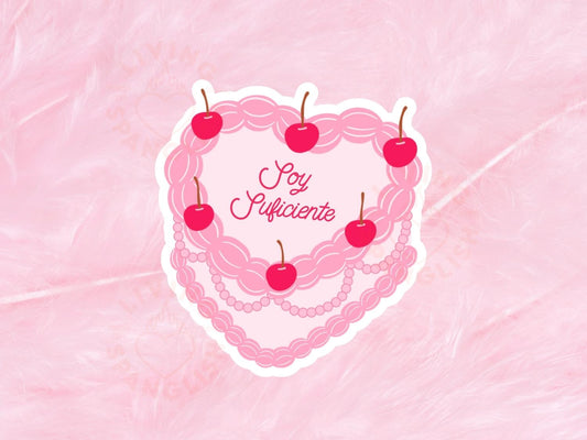 Soy Suficiente Heart Cake