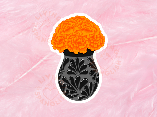 Cempasúchil Talavera Vase