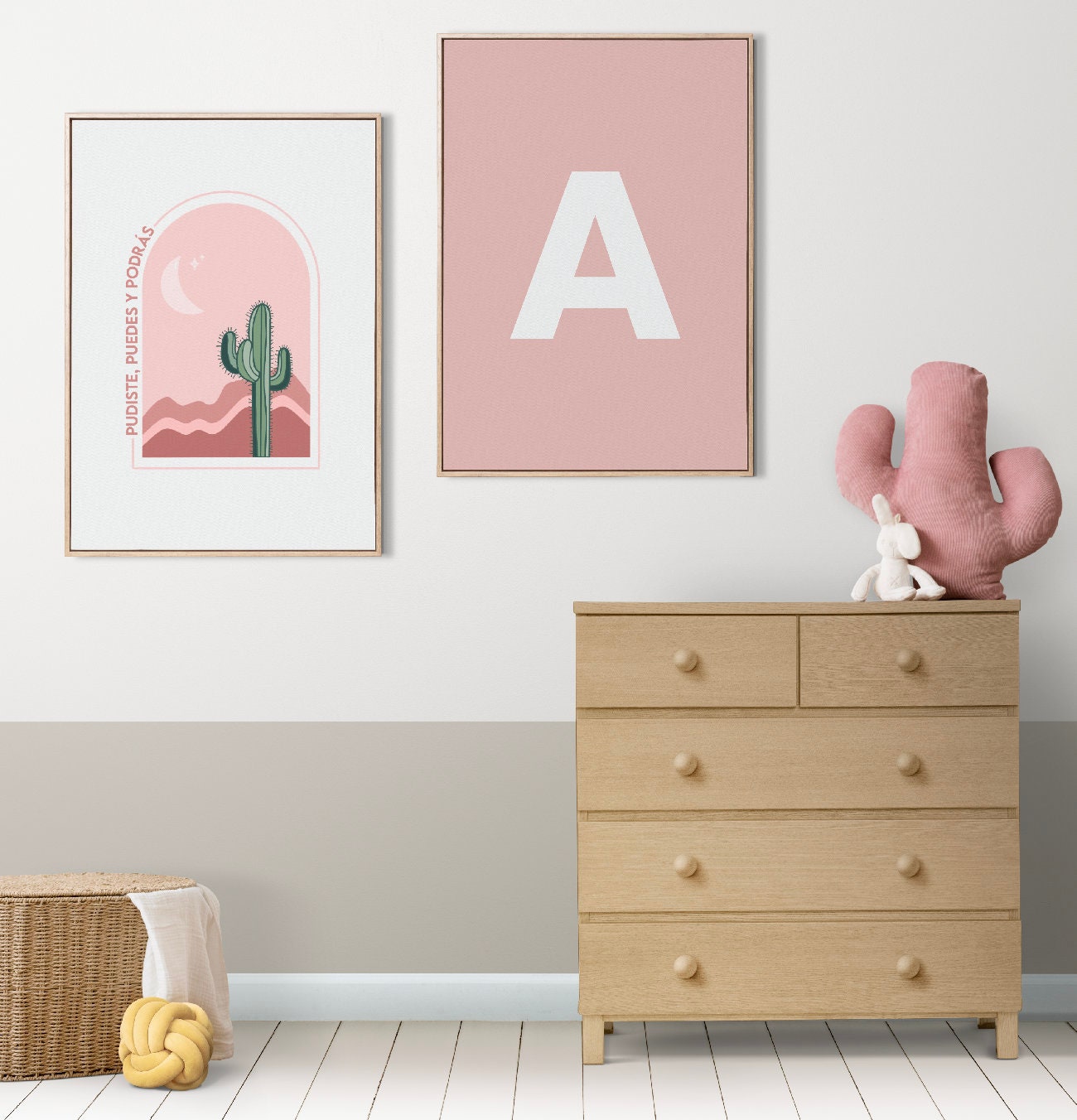 Pudiste Puedes y Podrás Latina Art, Mexico Wall Art, Latinx Art, Spanish Quote, Latina Art Print, Mexico Art Print, Girl Power, Girl room
