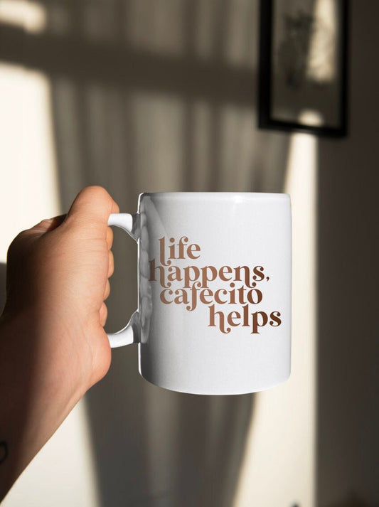 Life Happens, Cafecito Helps Mug