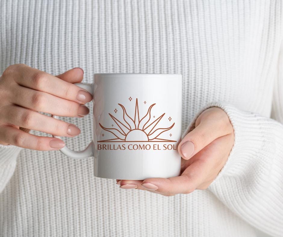 Brillas Como El Sol Mug