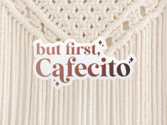 But first, Cafecito