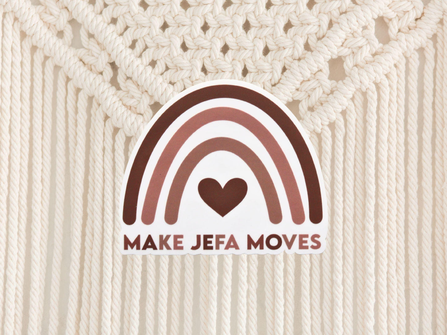 Make Jefa Moves Sticker - Make Boss Moves - Latina Sticker