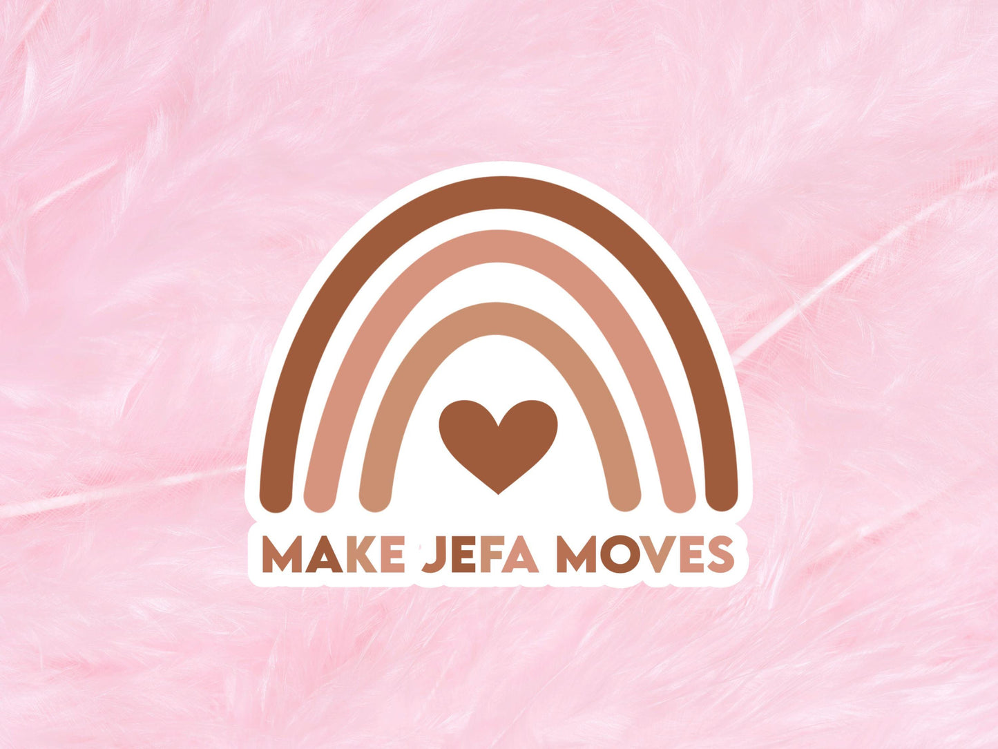 Make Jefa Moves Sticker - Make Boss Moves - Latina Sticker