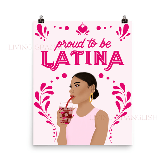 Proud to be Latina - Pink