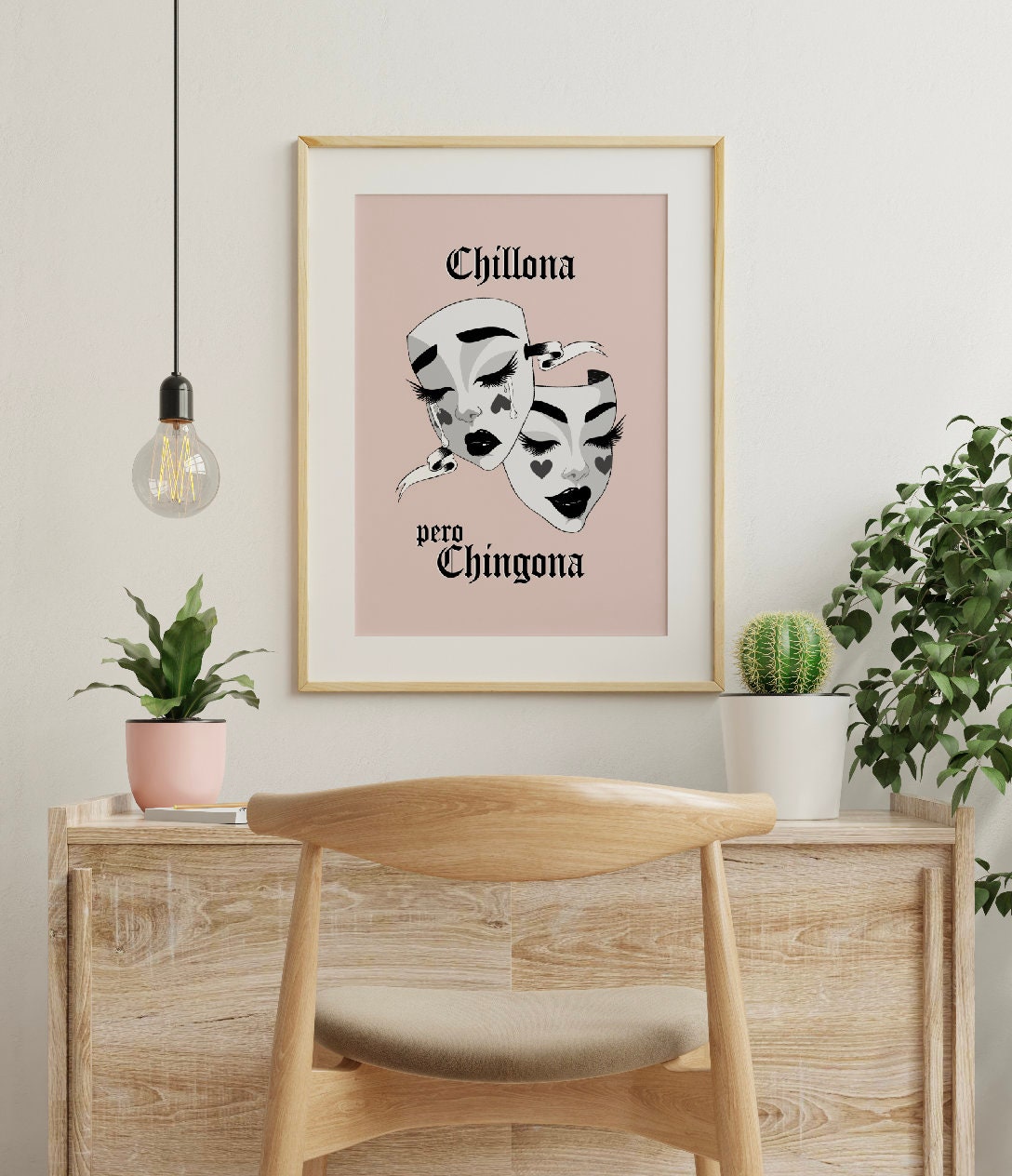 Chillona pero Chingona Máscaras Dramáticas