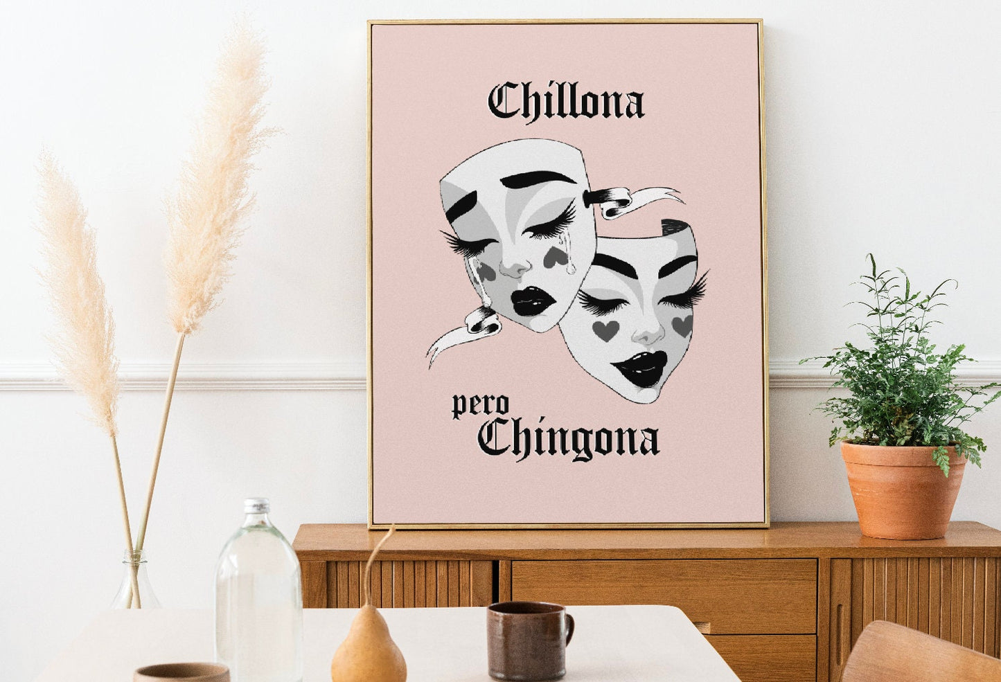 Chillona pero Chingona Máscaras Dramáticas